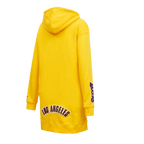 NBA LOS ANGELES LAKERS CLASSIC ROBE À CAPUCHON POUR FEMME (JAUNE)