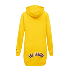 NBA LOS ANGELES LAKERS CLASSIC ROBE À CAPUCHON POUR FEMME (JAUNE)