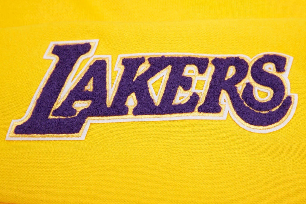 NBA LOS ANGELES LAKERS CLASSIC ROBE À CAPUCHON POUR FEMME (JAUNE)