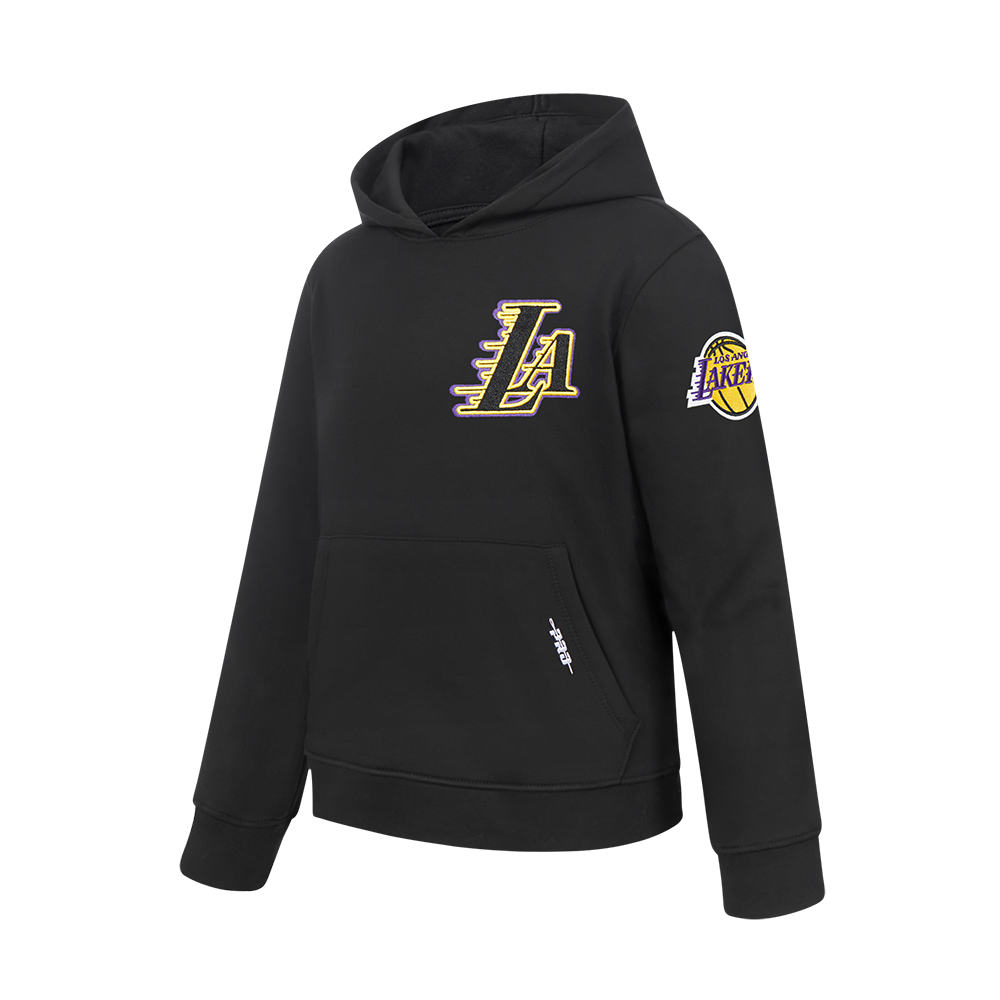 NBA LOS ANGELES LAKERS CLASSIC CHANDAIL À CAPUCHON EN MOLLETON POUR GARÇON JUNIOR (NOIR)