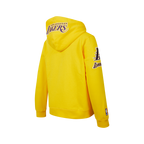 NBA LOS ANGELES LAKERS CLASSIC BIG BOY'S FLEECE FULL ZIP HOODIE (YELLOW)