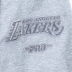 NBA LOS ANGELES LAKERS NEUTRAL CHANDAIL À COL ROND EN MOLLETON POUR GARÇON JUNIOR (GRIS CHINÉ FONCÉ)