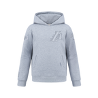 NBA LOS ANGELES LAKERS NEUTRAL BIG BOY'S FLEECE PULLOVER HOODIE (DARK HEATHER GRAY)