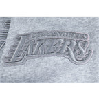 NBA LOS ANGELES LAKERS NEUTRAL BIG BOY'S FLEECE PULLOVER HOODIE (DARK HEATHER GRAY)
