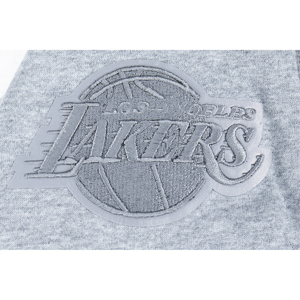 NBA LOS ANGELES LAKERS NEUTRAL BIG BOY'S FLEECE PULLOVER HOODIE (DARK HEATHER GRAY)