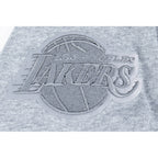 NBA LOS ANGELES LAKERS NEUTRAL BIG BOY'S FLEECE PULLOVER HOODIE (DARK HEATHER GRAY)
