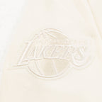 NBA LOS ANGELES LAKERS NEUTRAL BIG BOY'S FLEECE PULLOVER HOODIE (EGGSHELL)