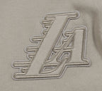 NBA LOS ANGELES LAKERS NEUTRAL BIG BOY'S FLEECE PULLOVER HOODIE (TAUPE)