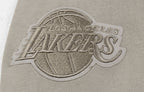 NBA LOS ANGELES LAKERS NEUTRAL BIG BOY'S FLEECE PULLOVER HOODIE (TAUPE)