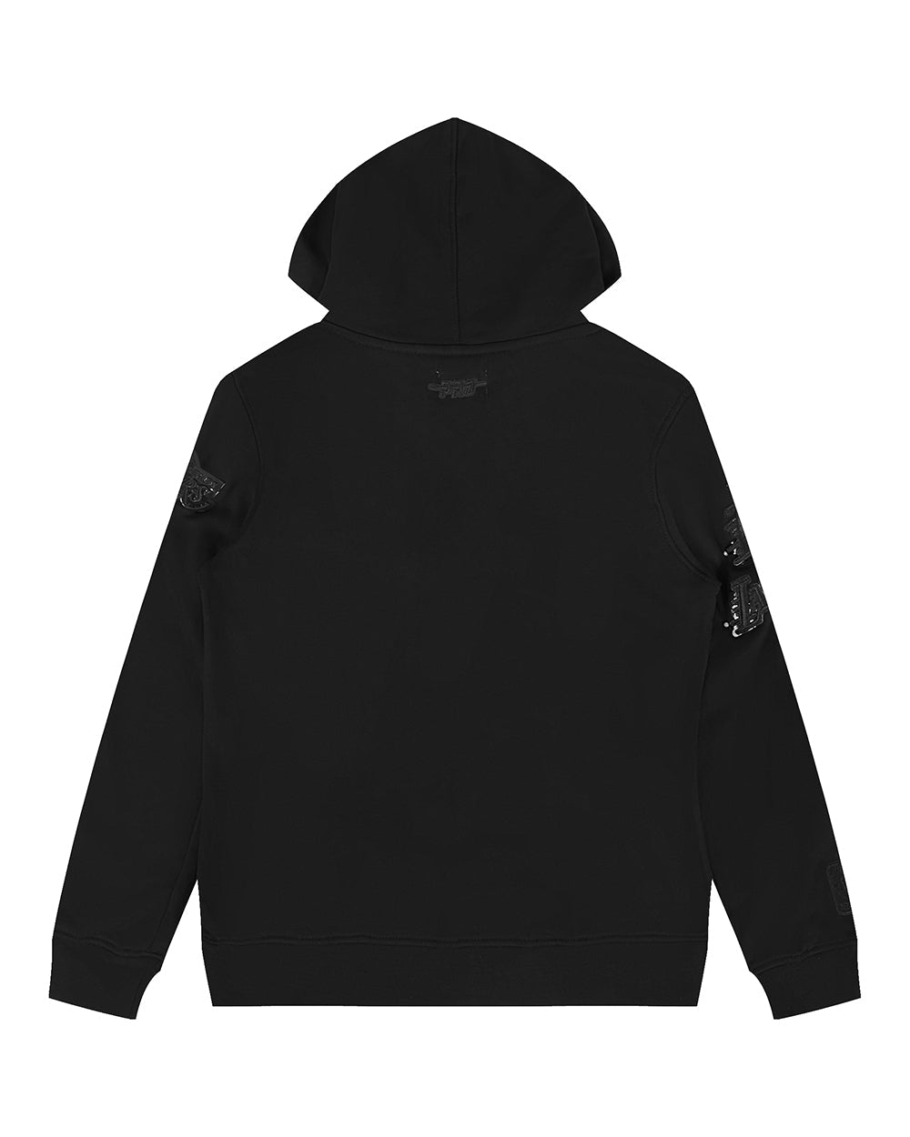 NBA LOS ANGELES LAKERS TRIPLE BLACK BIG BOY'S FLEECE PULLOVER HOODIE (BLACK)