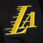NBA LOS ANGELES LAKERS WINGSPAN BIG BOY'S DROP SHOULDER FLC PO HOODIE (BLACK)