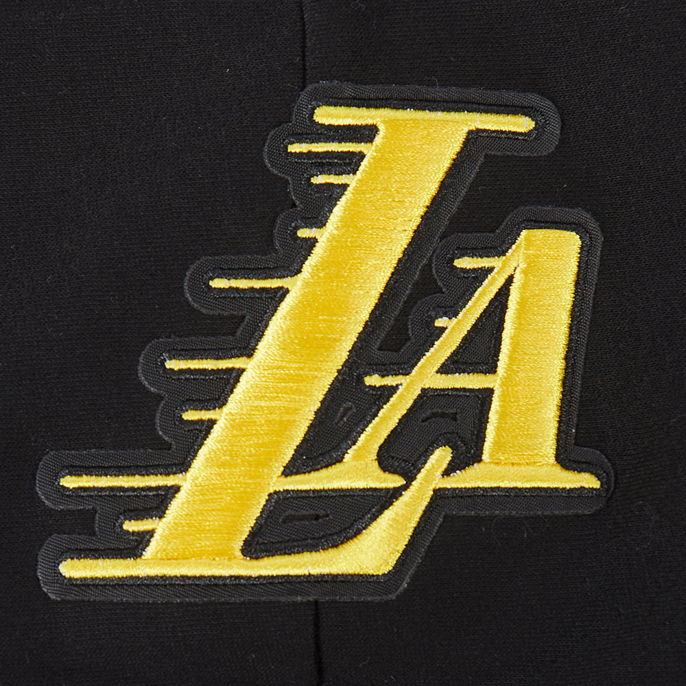 NBA LOS ANGELES LAKERS WINGSPAN BIG BOY'S DROP SHOULDER FLC PO HOODIE (BLACK)
