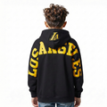 NBA LOS ANGELES LAKERS WINGSPAN BIG BOY'S DROP SHOULDER FLC PO HOODIE (BLACK)