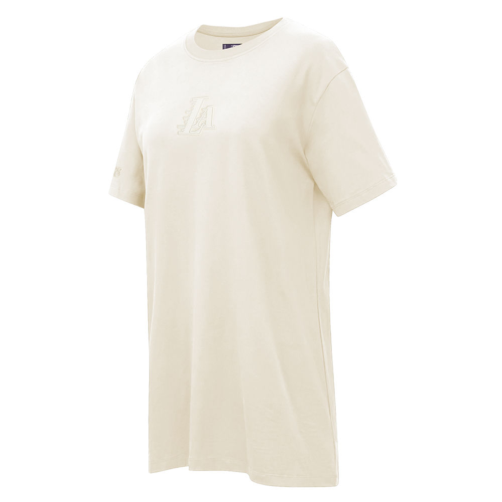 NBA LOS ANGELES LAKERS NEUTRAL ROBE T-SHIRT POUR FEMME (COQUILLE D'ŒUF)