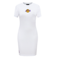NBA LOS ANGELES LAKERS CLASSIC ROBE MOULANTE POUR FEMME (BLANC)