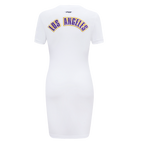NBA LOS ANGELES LAKERS CLASSIC ROBE MOULANTE POUR FEMME (BLANC)