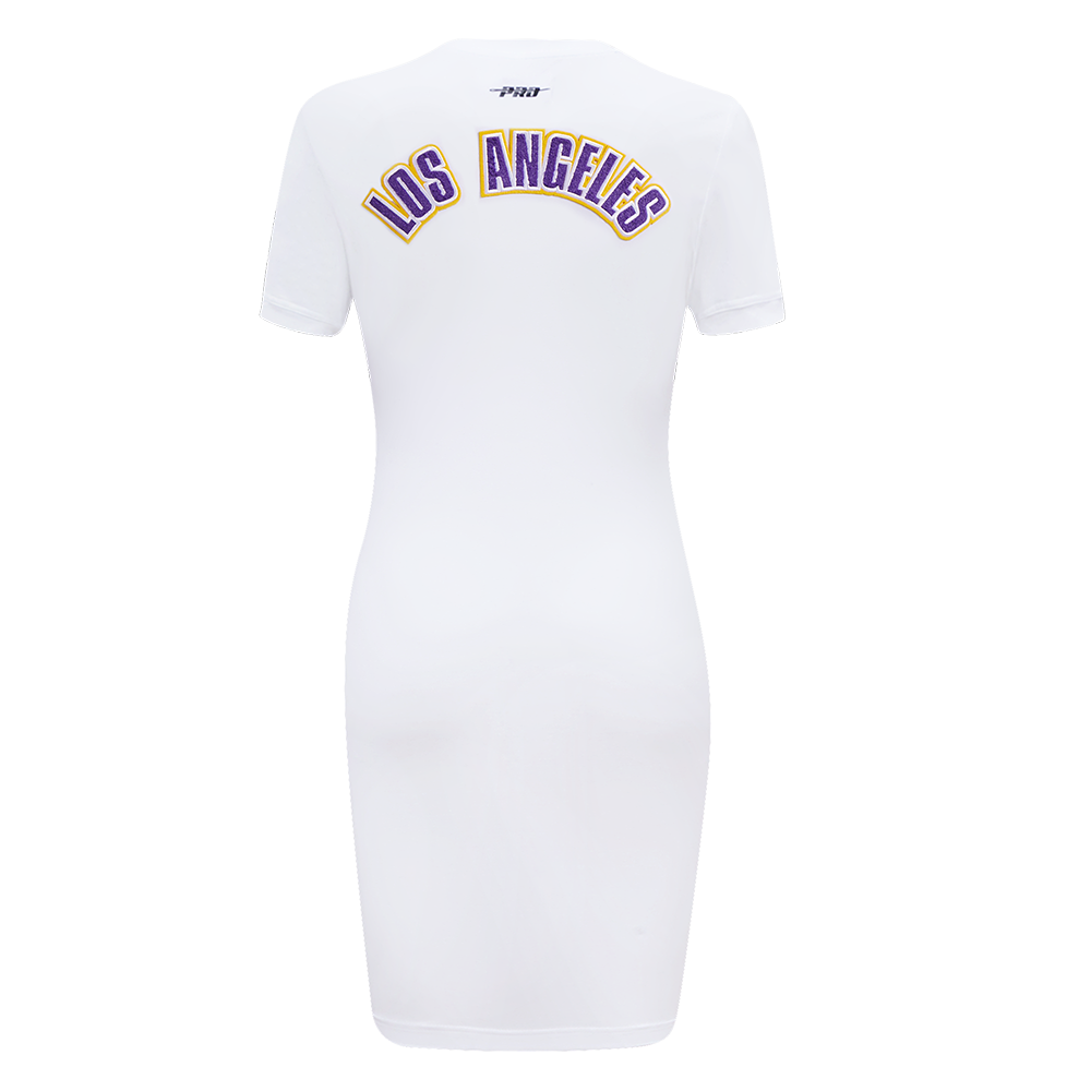 NBA LOS ANGELES LAKERS CLASSIC ROBE MOULANTE POUR FEMME (BLANC)