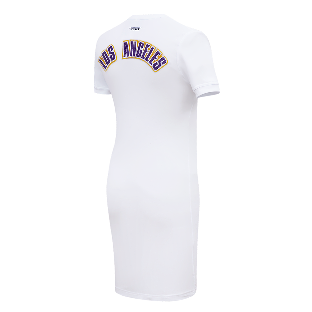NBA LOS ANGELES LAKERS CLASSIC ROBE MOULANTE POUR FEMME (BLANC)