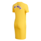 NBA LOS ANGELES LAKERS CLASSIC WOMEN'S BODYCON DRESS (YELLOW)
