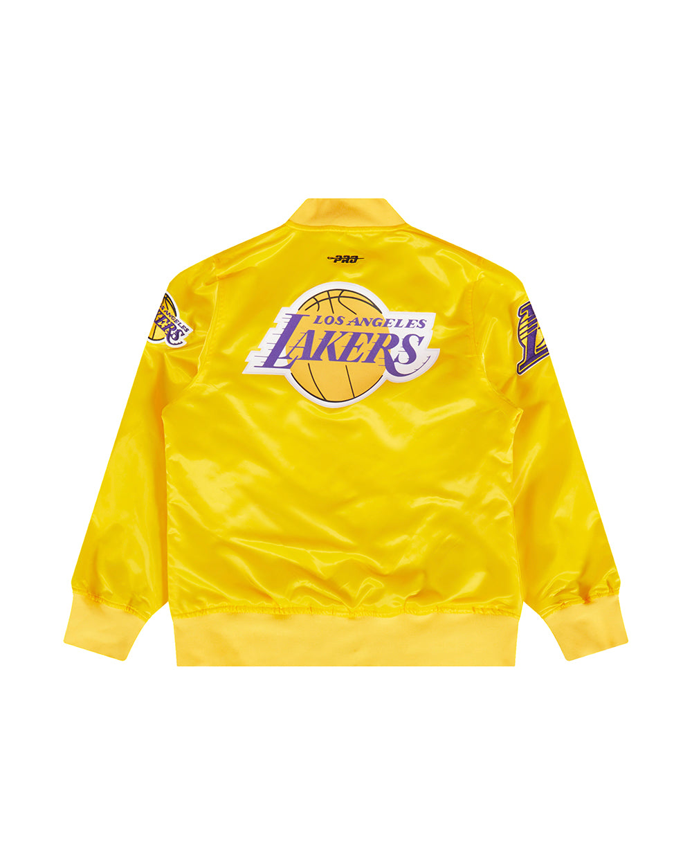 NBA LOS ANGELES LAKERS CLASSIC BLOUSON EN SATIN POUR GARÇON JUNIOR (JAUNE)