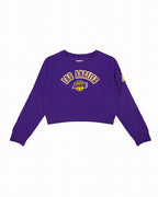 NBA LOS ANGELES LAKERS CLASSIC CHANDAIL À COL ROND EN MOLLETON POUR FILLE JUNIOR (VIOLET)