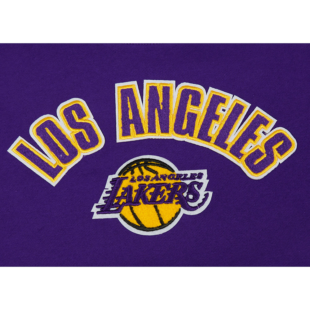 NBA LOS ANGELES LAKERS CLASSIC CHANDAIL À COL ROND EN MOLLETON POUR FILLE JUNIOR (VIOLET)