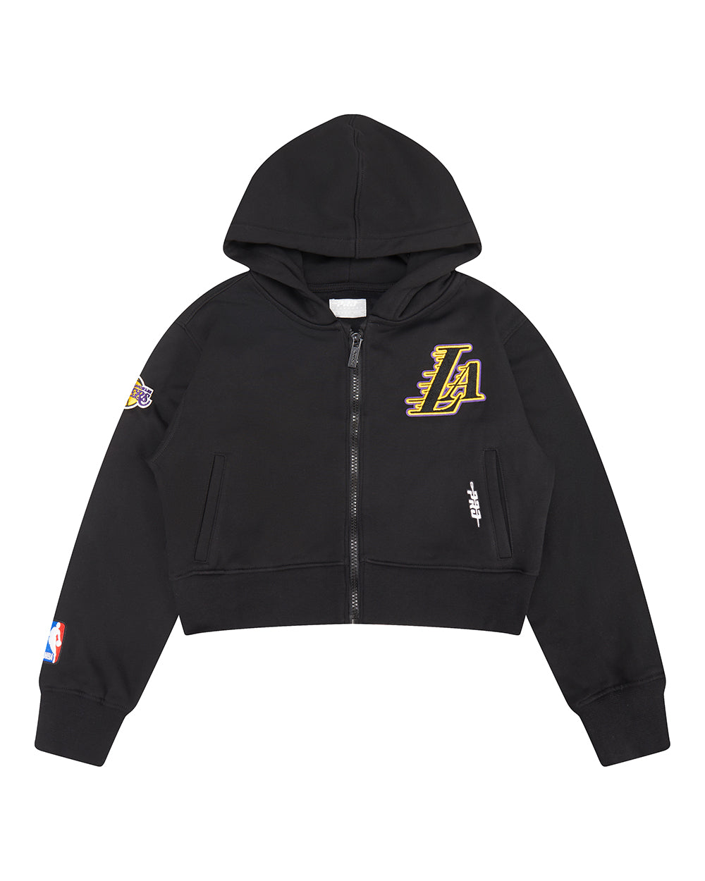 NBA LOS ANGELES LAKERS CLASSIC CHANDAIL À CAPUCHON EN MOLLETON À GLISSIÈRE POUR FILLE JUNIOR (NOIR)