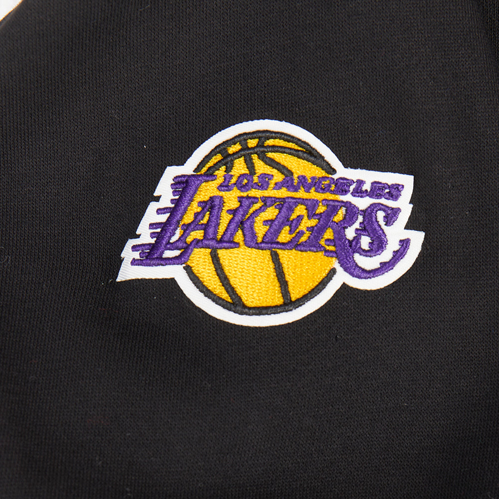 NBA LOS ANGELES LAKERS CLASSIC CHANDAIL À CAPUCHON EN MOLLETON À GLISSIÈRE POUR FILLE JUNIOR (NOIR)