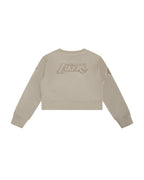 NBA LOS ANGELES LAKERS NEUTRAL CHANDAIL À COL ROND EN MOLLETON POUR FILLE JUNIOR (TAUPE)
