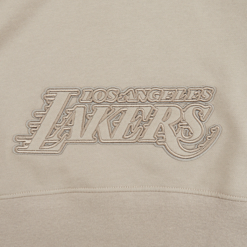 NBA LOS ANGELES LAKERS NEUTRAL BIG GIRL'S FLC PO HOODIE (TAUPE)