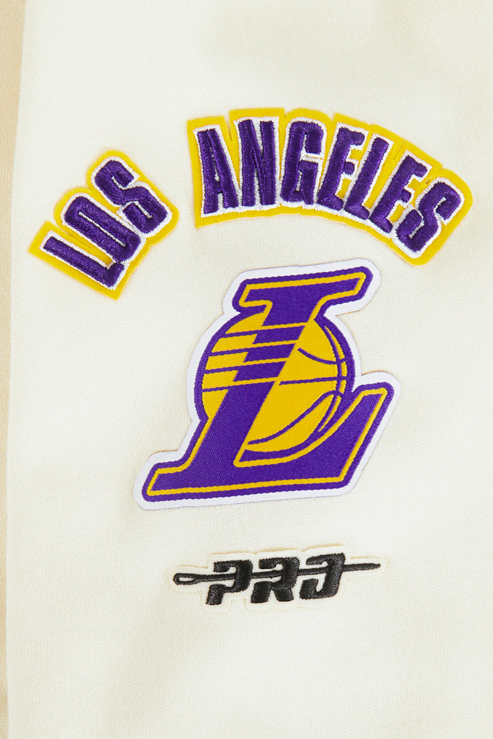 NBA LOS ANGELES LAKERS RETRO CLASSIC CHANDAIL À CAPUCHON EN MOLLETON CÔTELÉ POUR FILLE JUNIOR (COQUILLE D'ŒUF/VIOLET)