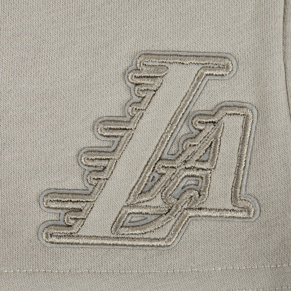 NBA LOS ANGELES LAKERS NEUTRAL SHORT EN MOLLETON POUR FILLE JUNIOR (TAUPE)