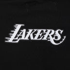 NBA LOS ANGELES LAKERS PEARLS CHANDAIL À COL ROND EN MOLLETON CÔTELÉ POUR FEMME (NOIR)