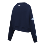 NBA LOS ANGELES LAKERS COUNTRY CLUB CHANDAIL À COL ROND EN MAILLE DOUBLE POUR FEMME (MARINE MINUIT)