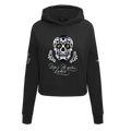 NBA LOS ANGELES LAKERS SUGAR SKULL CHANDAIL À CAPUCHON COURT EN MOLLETON POUR FEMME (NOIR)