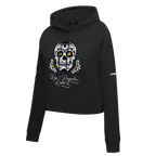 NBA LOS ANGELES LAKERS SUGAR SKULL CHANDAIL À CAPUCHON COURT EN MOLLETON POUR FEMME (NOIR)