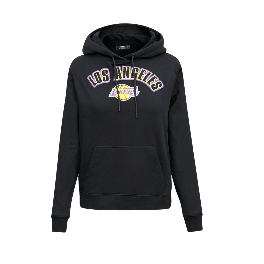 NBA LOS ANGELES LAKERS CLASSIC WOMEN'S PULLOVER HOODIE (BLACK)