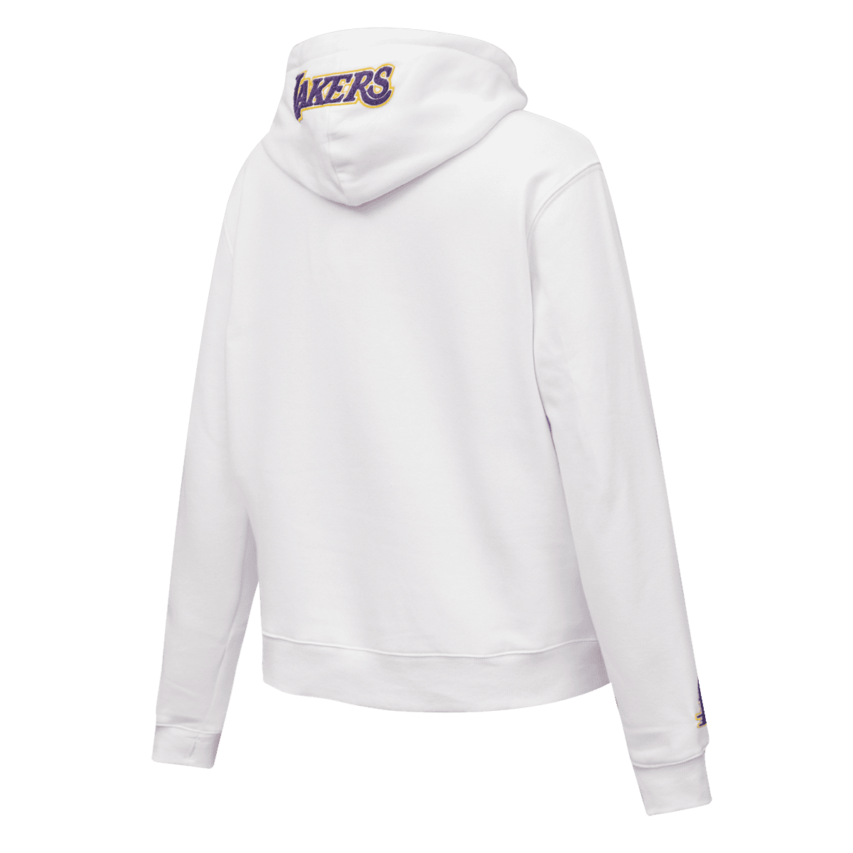 NBA LOS ANGELES LAKERS CLASSIC WOMEN'S PULLOVER HOODIE (WHITE)