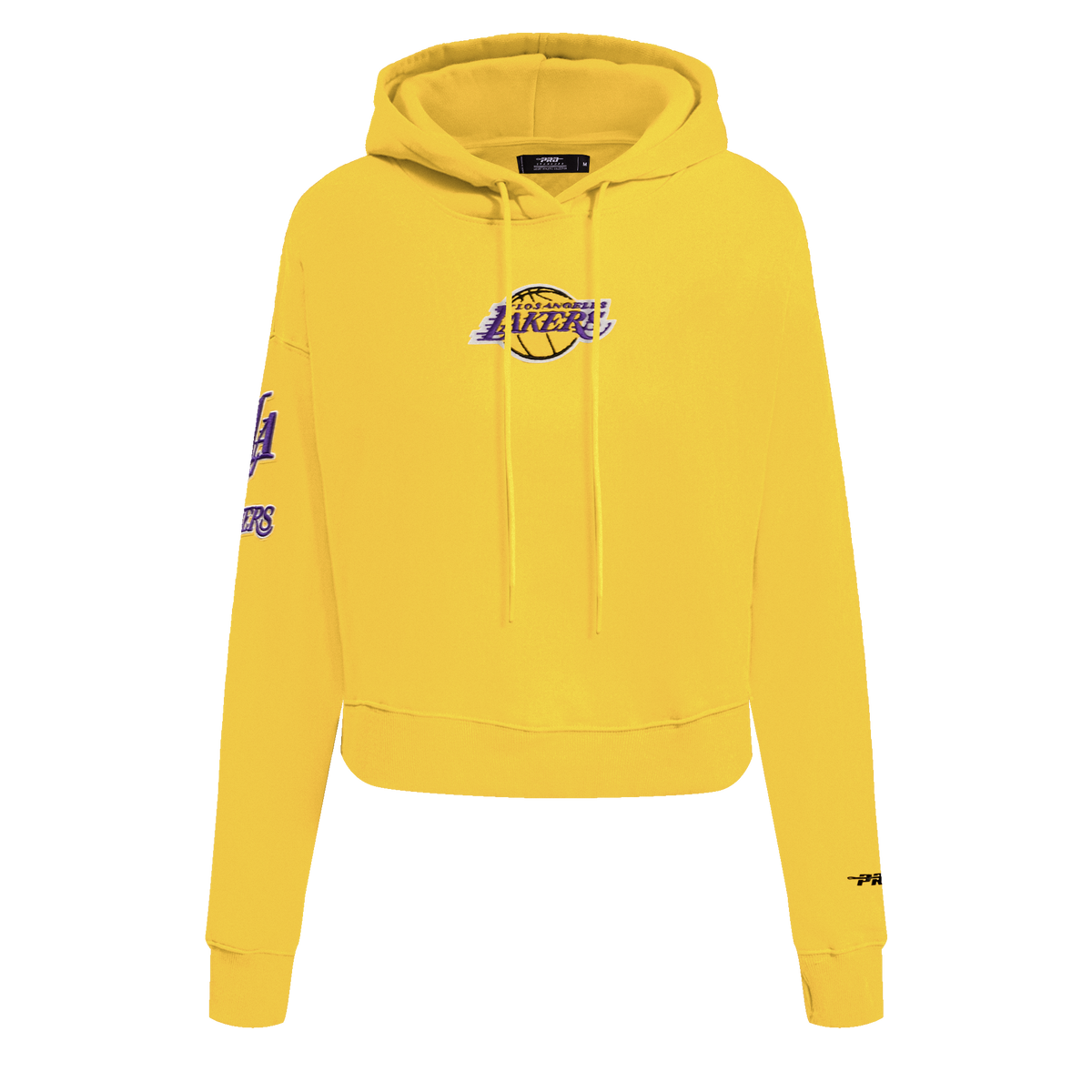 NBA LOS ANGELES LAKERS CLASSIC CHANDAIL À CAPUCHON COURT POUR FEMME (JAUNE)