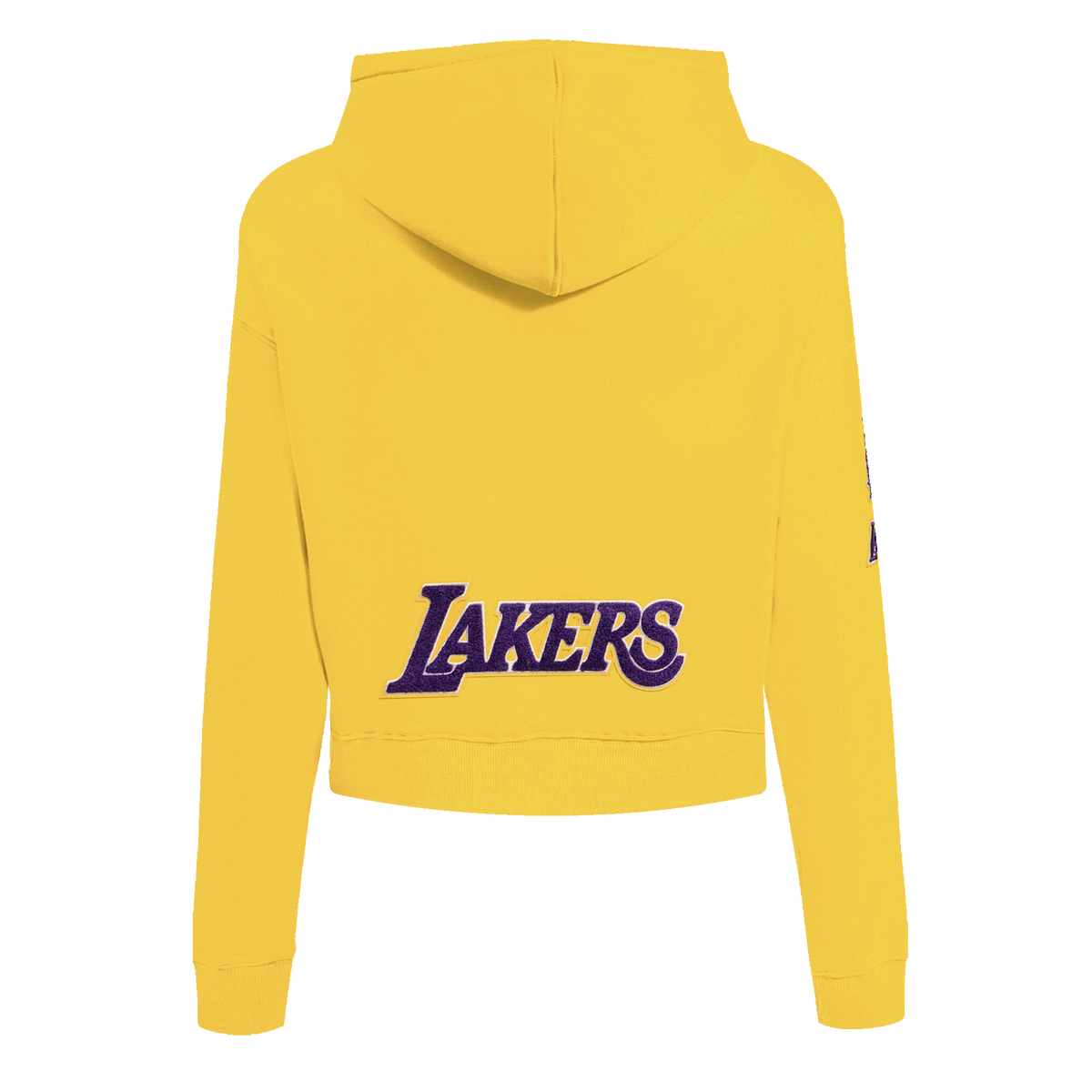 NBA LOS ANGELES LAKERS CLASSIC CHANDAIL À CAPUCHON COURT POUR FEMME (JAUNE)