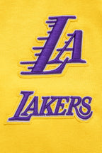 NBA LOS ANGELES LAKERS CLASSIC CHANDAIL À CAPUCHON COURT POUR FEMME (JAUNE)