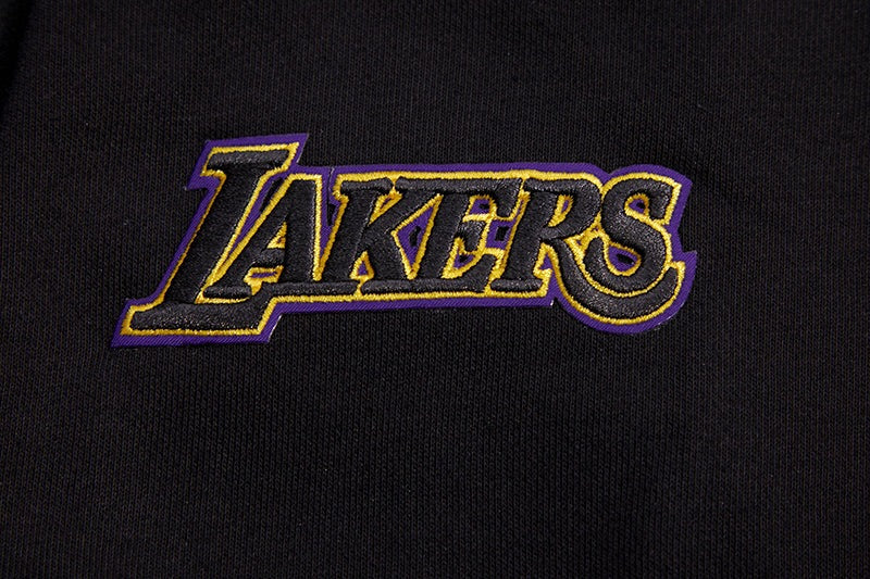NBA LOS ANGELES LAKERS CLASSIC WOMEN'S CREWNECK (BLACK)