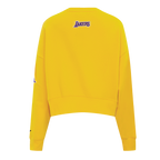 NBA LOS ANGELES LAKERS CLASSIC WOMEN'S CREWNECK (YELLOW)