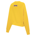 NBA LOS ANGELES LAKERS CLASSIC WOMEN'S CREWNECK (YELLOW)