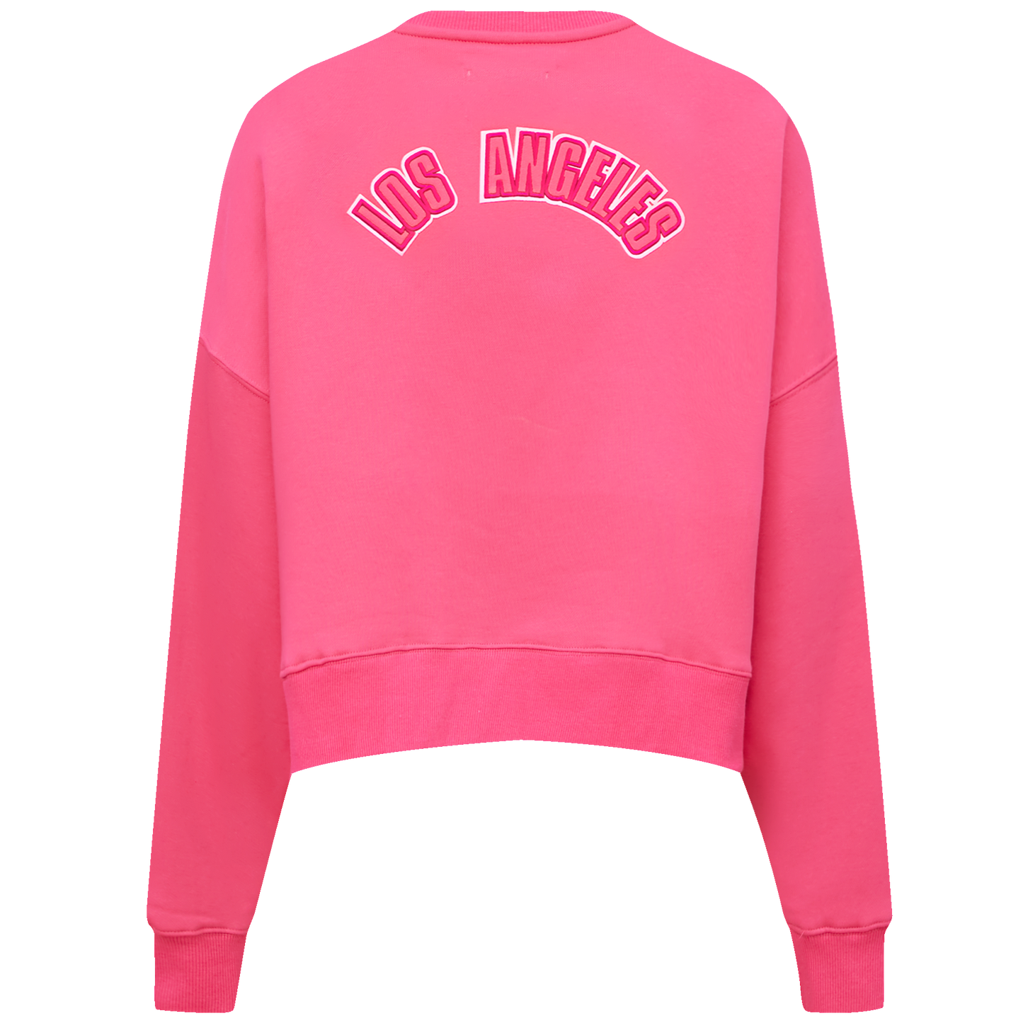 NBA LOS ANGELES LAKERS TRIPLE PINK WOMEN'S FLC CREWNECK (BEETROOT PURPLE)