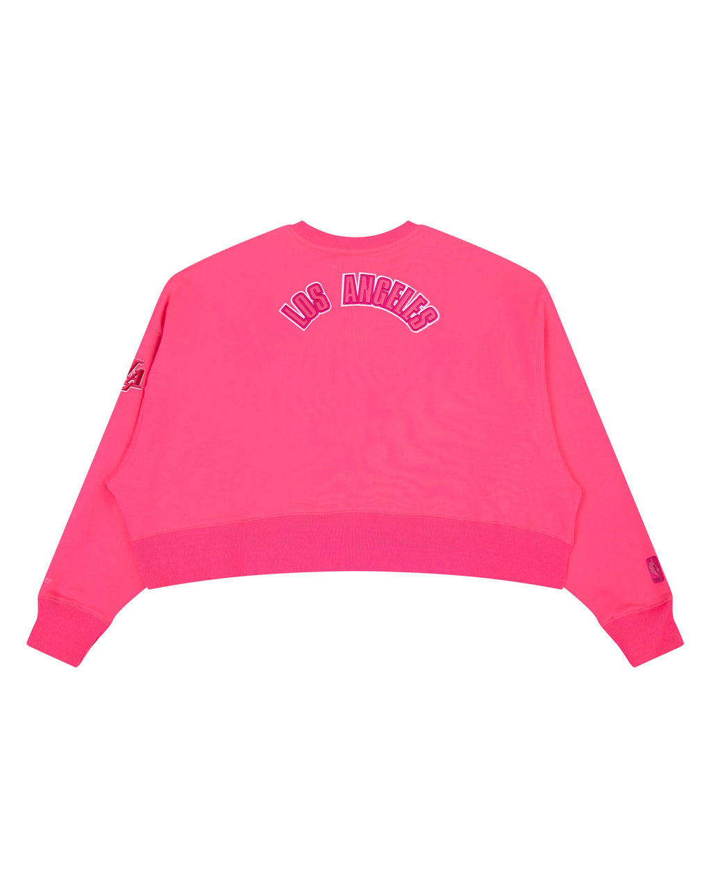 NBA LOS ANGELES LAKERS TRIPLE PINK WOMEN'S FLC CREWNECK (BEETROOT PURPLE)