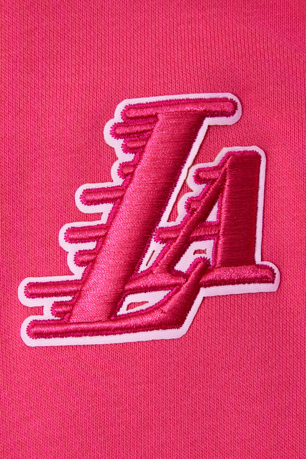 NBA LOS ANGELES LAKERS TRIPLE PINK WOMEN'S FLC CREWNECK (BEETROOT PURPLE)