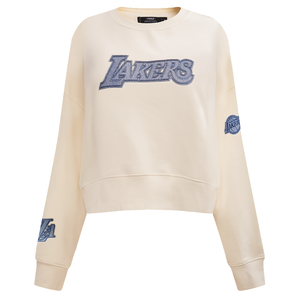 NBA LOS ANGELES LAKERS VARSITY BLUES CHANDAIL À COL ROND POUR FEMME (LIN)