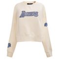 NBA LOS ANGELES LAKERS VARSITY BLUES CHANDAIL À COL ROND POUR FEMME (LIN)