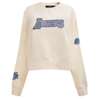 NBA LOS ANGELES LAKERS VARSITY BLUES CHANDAIL À COL ROND POUR FEMME (LIN)